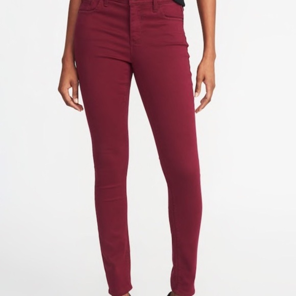 Mid-Rise Pop-Color Rockstar Super Skinny Jeans